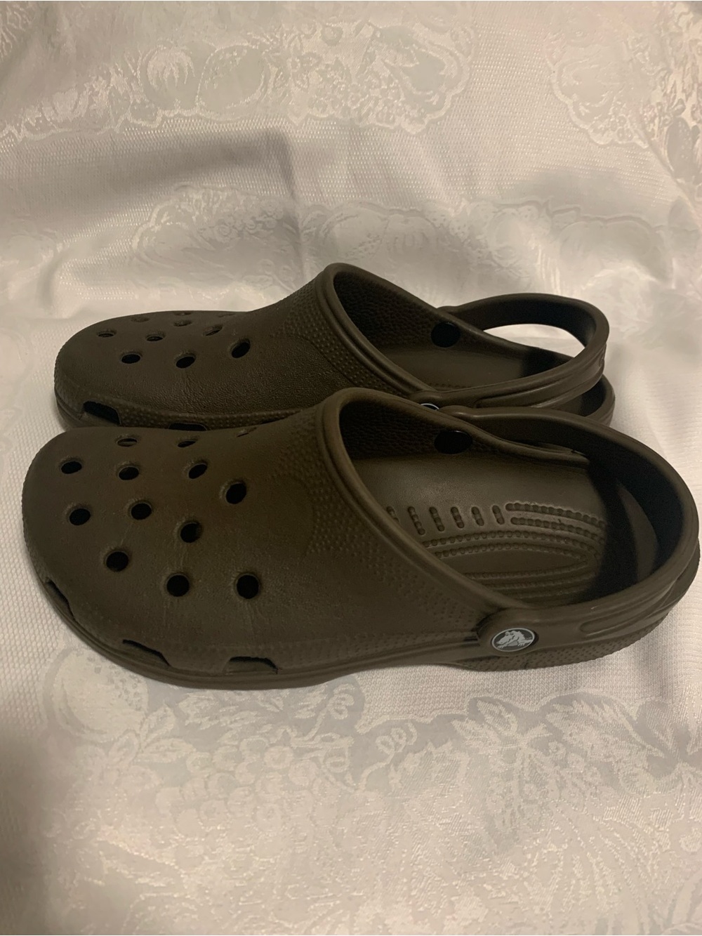CROCS Classic Clog Sandals in Chocolate Brown